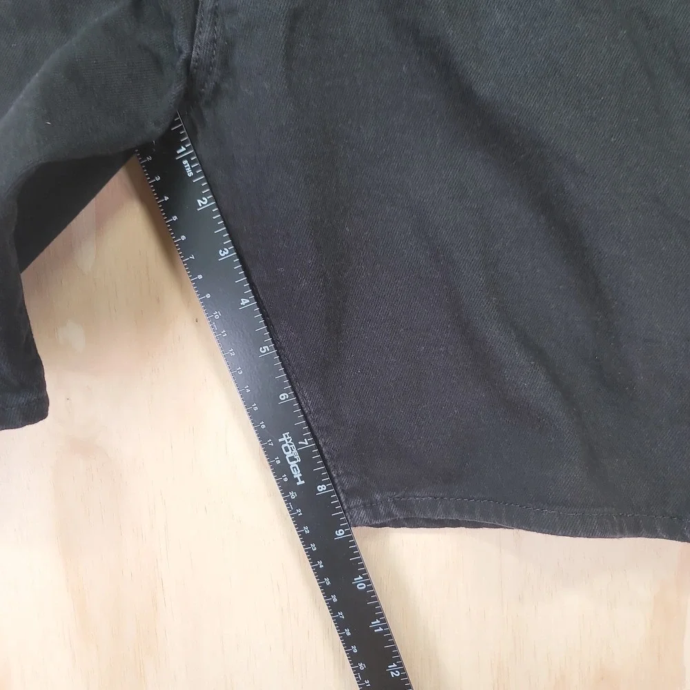 Levis Strauss 501 Denim Jean Shorts‎ Mens 30x9 Black 